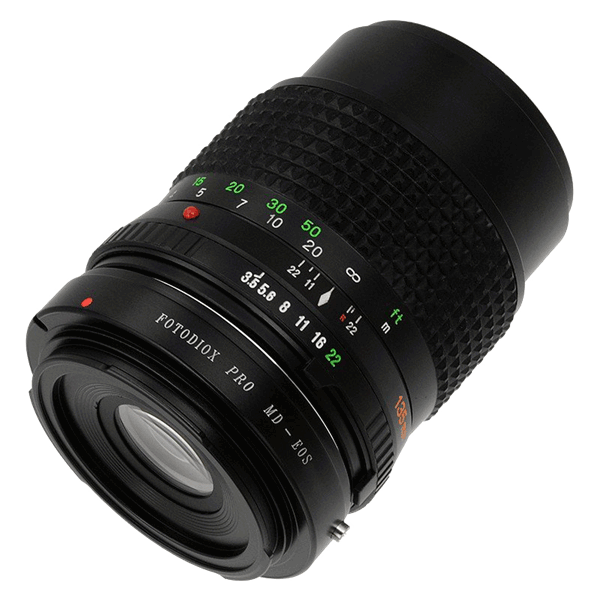 Objektivadapter Minolta MD MC auf Canon EOS EF-Mount von Fotodiox Pro Objektiv