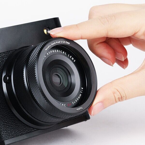 Haida Schutzfilter für Fujifilm GFX100RF in Schwarz an Kamera