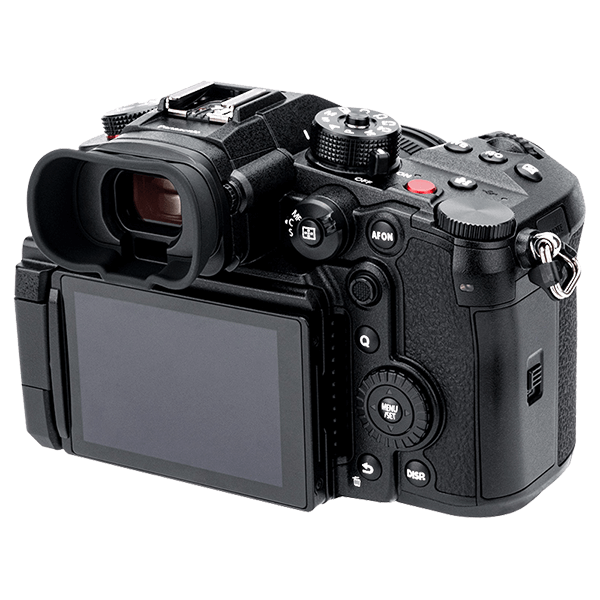 Augenmuschel KE-GH6 zu Panasonic DC-GH6 GH5S GH5 an Kamera Augenmuschel KE-GH6 zu Panasonic DC-GH6 GH5S GH5 an Kamera