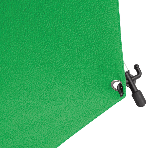 Westcott X-Drop Pro Hintergrundsystem in Chroma-Key Green Screen öse