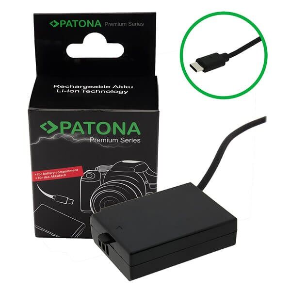 Canon LP-E10 Dummy Akku USB-C Patona Lieferumfang