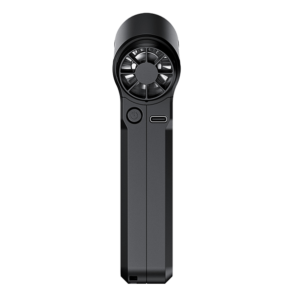 Elektrischer Kamera-Luftbläser mit USB-C hintere Ansicht