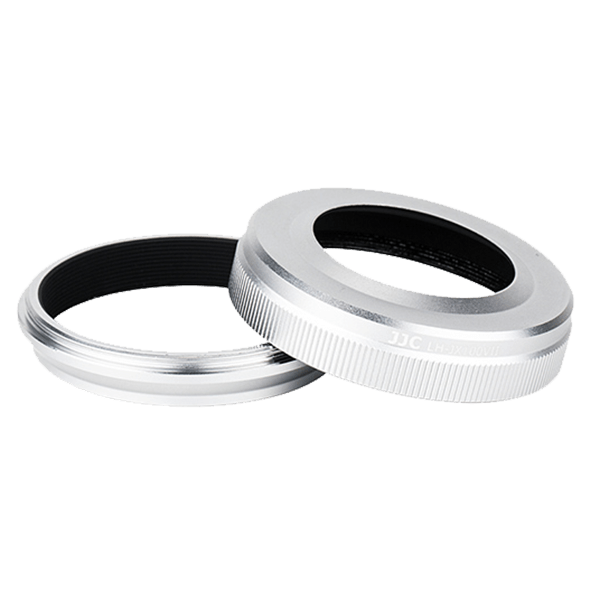 Gegenlichtblende zu Fujifilm X100 Serie in Silber von JJC LH-JX100VII