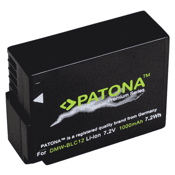 Premium Akku für Panasonic DMW-BLC12 von Patona