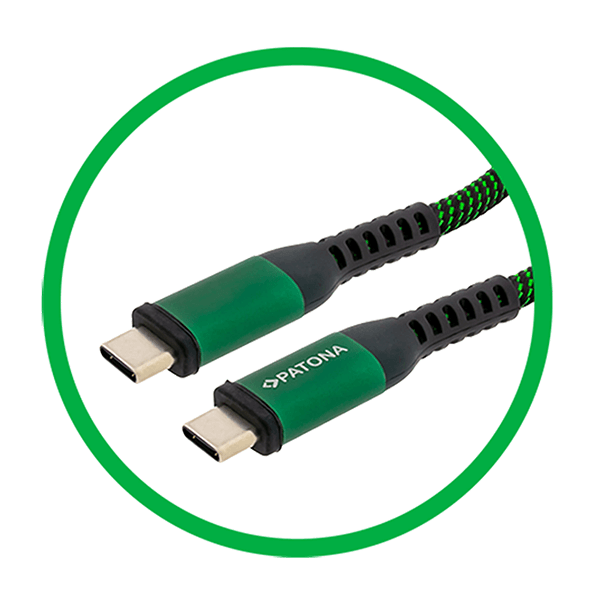 Ladegerät Kamera Akku Dual zu Canon BP-808 USB-C Kabel Ladegerät Kamera Akku Dual zu Canon BP-808 USB-C Kabel