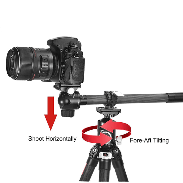 Sunwayfoto SEP-26 Carbon Fiber Stabilizer Extension Boom Pole in use Sunwayfoto SEP-26 Carbon Fiber Stabilizer Extension Boom Pole in use