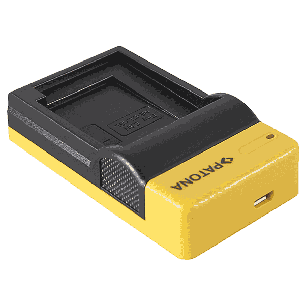 Patona Slim Micro-USB Ladegerät Canon NB-13L Anschluss
