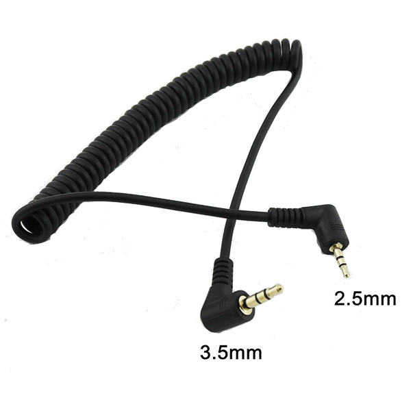 Connection cable jack plug 2.5 mm to 3.5 mm