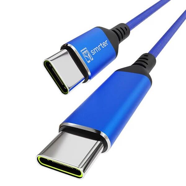 USB-C charging and data cable 200cm in blue USB-C charging and data cable 200cm in blue