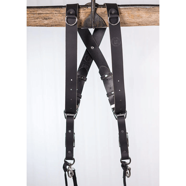 Camera Strap Water Buffalo Leather Black