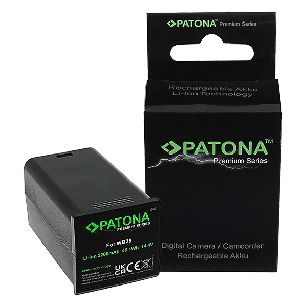 Akku zu Godox AD200 und AD200pro von Patona