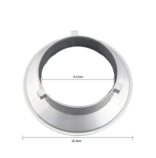 Softboxadapter Bowens Anschluss 152 mm von unten
