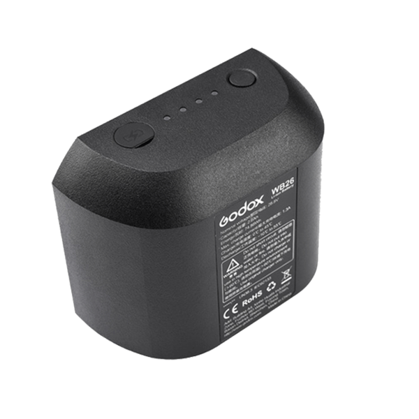 Godox WB26 battery for AD600Pro and AD600Pro II front view