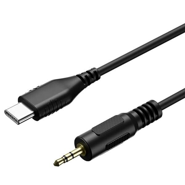 Close-up of the JJC Cable-F3 camera cable