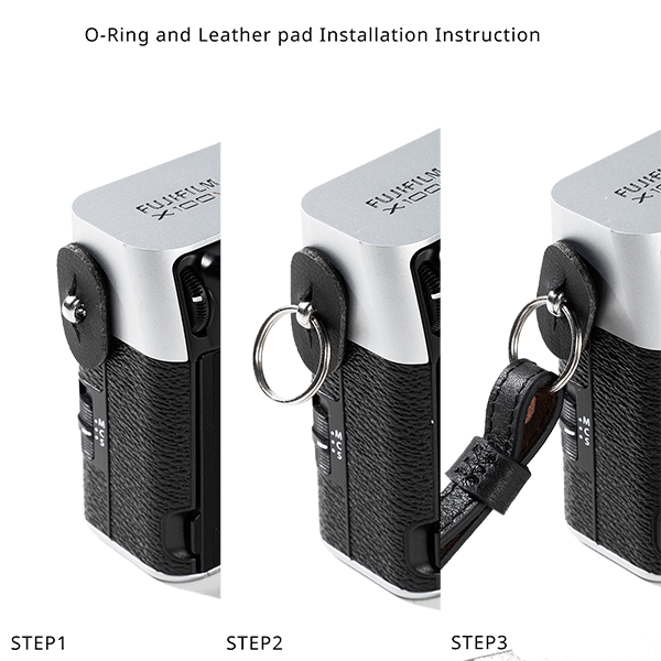 Smallrig Leder kameragurt in Schwarz 5208