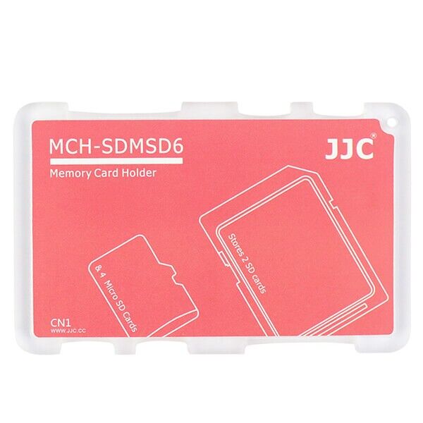 JJC Speicherkarten Etui für 4 Micro SD & 2 SD Karten