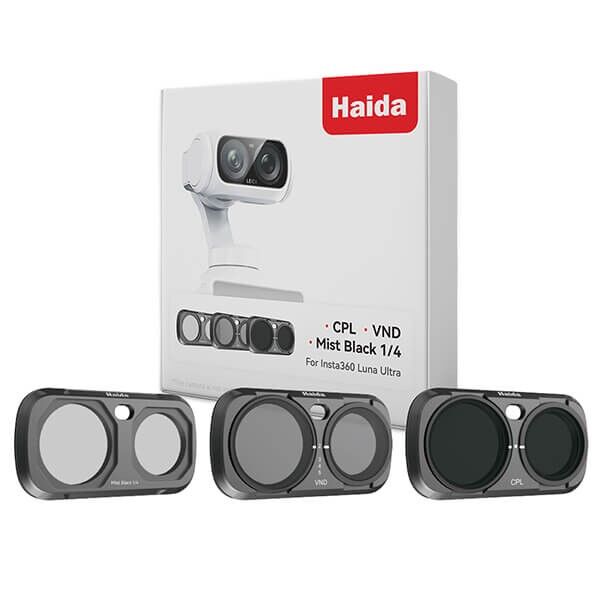 Haida Video Filter Set zu Insta360 Luna Ultra Haida Video Filter Set zu Insta360 Luna Ultra