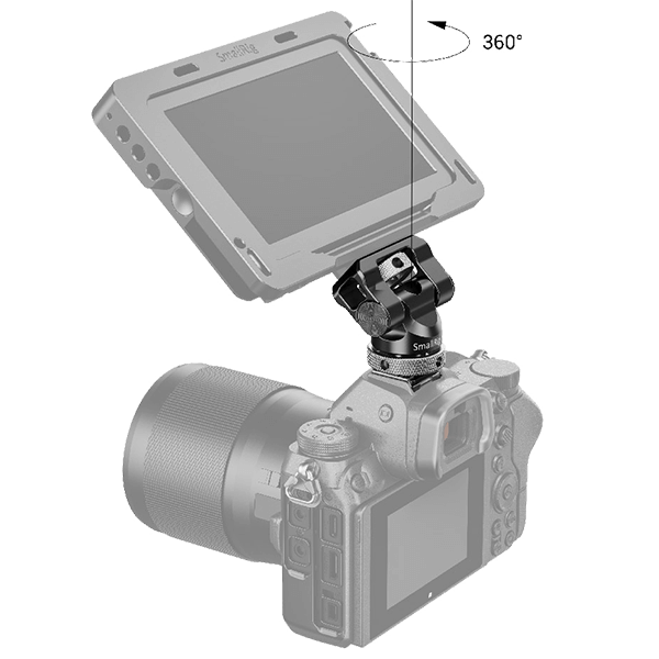 SmallRig Monitorhalterung kipp- und 360 drehbar Cold Shoe BSE2346B 