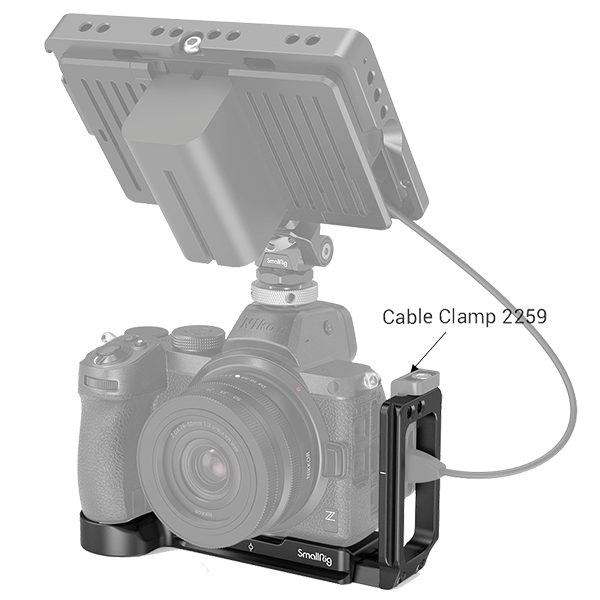 SmallRig L-Winkel zu Nikon Z5 Z6 Z7 Z6II und Z7II 2947 mit Kabelklemme