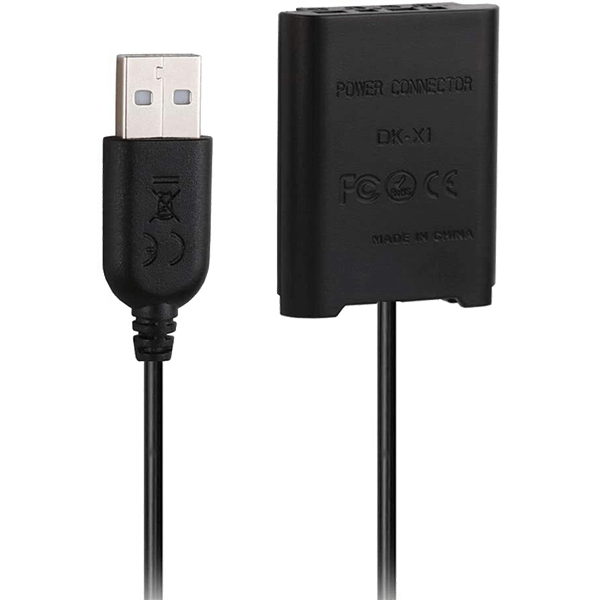 Sony NP-BX1 Dummy Battery with USB connection