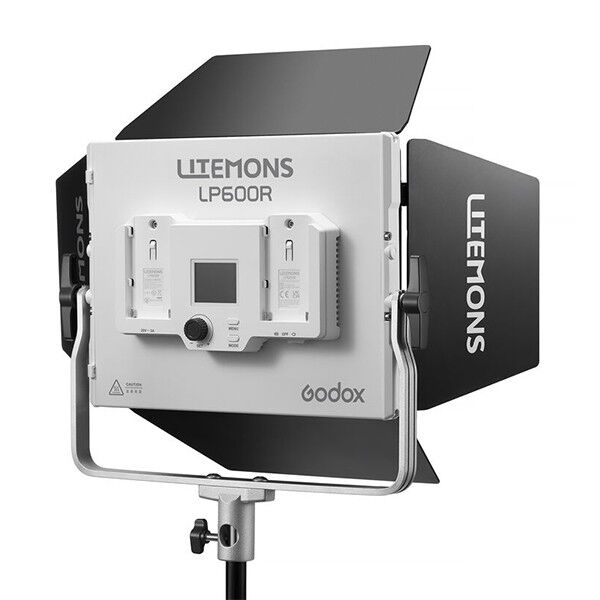 Godox LP600R 3-pack LED lights rear view