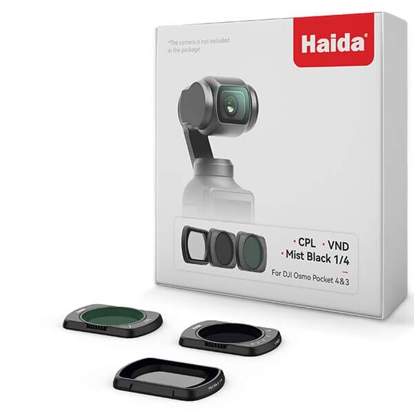 Haida basic Video Filter DJI Osmo Pocket 4 oder 3 Verpackung mit allen Filtern einzeln