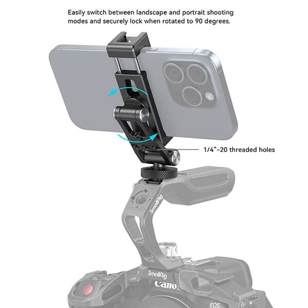 SmallRig Halterung Smartphone Stabilisatoren DJI-Serie montier auf einem Handgriff SmallRig Halterung Smartphone Stabilisatoren DJI-Serie montier auf einem Handgriff