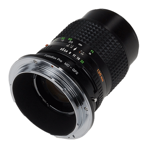 Objektivadapter Minolta MD auf Fuji GFX G-Mount von Fotodiox Pro
