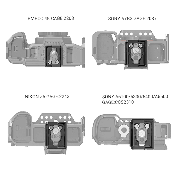 SmallRig Plate like Manfrotto 200PL for some Cages 2902