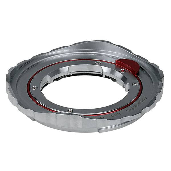 Objektivadapter Leica M zu Fujifilm G von oben