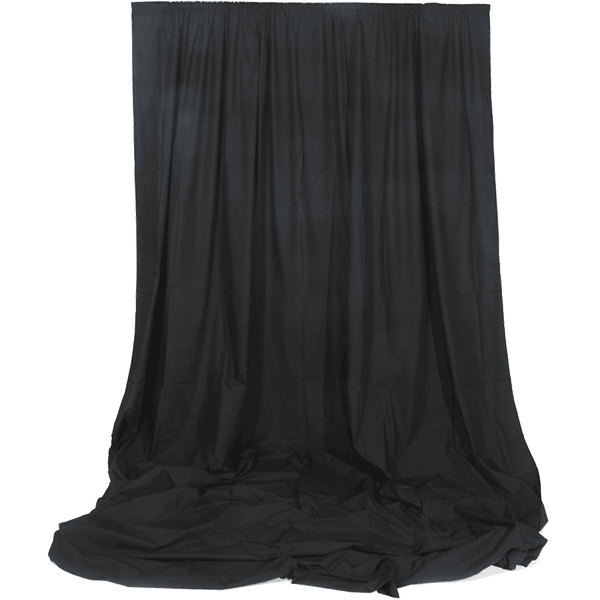 Jinbei Hintergrundstoff 3x6 m in schwarz