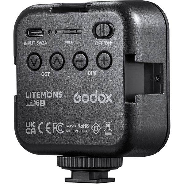 Godox Litemons Bi-Color Pocket-Size LED Video Light side view
