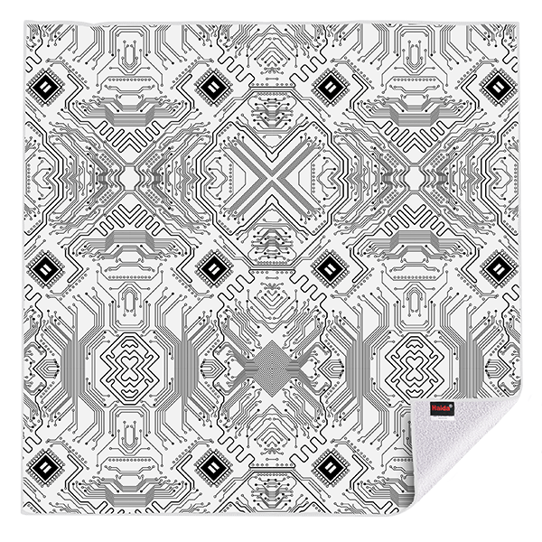 Wrapping Cloth for a circuit diagram in L from Haida