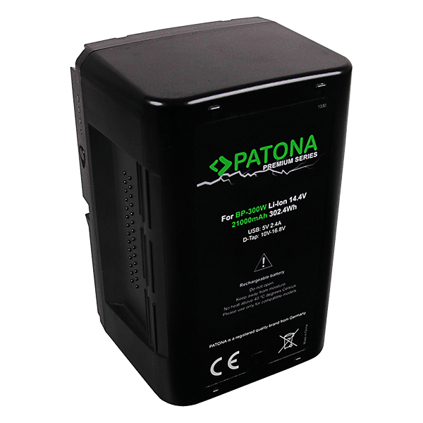 V-Mount Battery for Sony 302Wh f. Sony BP300W DSR 250P 600P 650P 652P by Patona