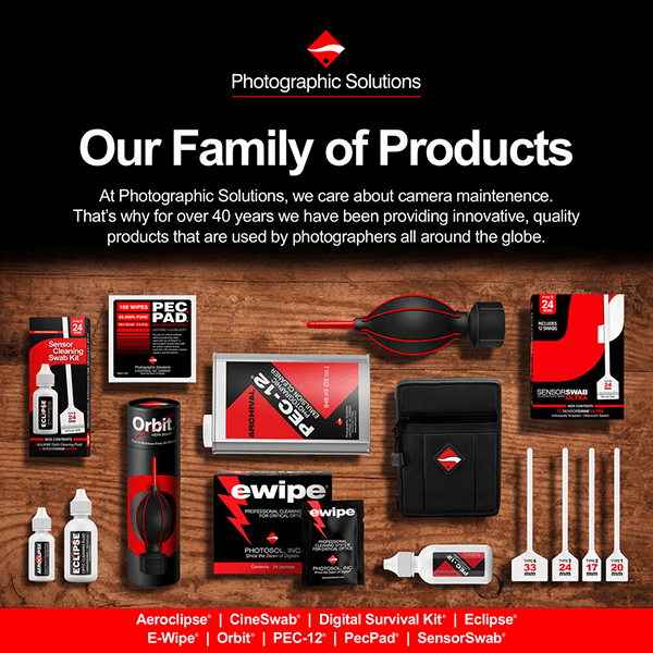 Blasebalg Orbit von Photographic Solutions mit weiteren Produkten