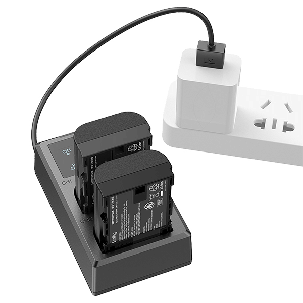 SmallRig LP-E6NH Kamera Akku und Ladegerät Set 3821