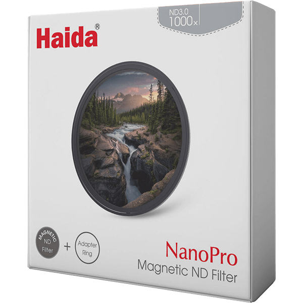 ND Filter Graufilter magnetisch 10 Blenden 77 mm von Haida Verpackung