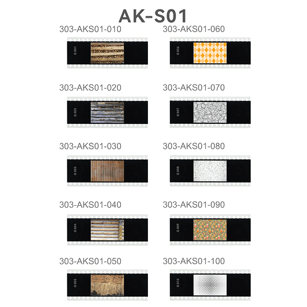 Godox AK-S01 Foliensatz zu AK-R21 Projektionsvorsatz übersicht