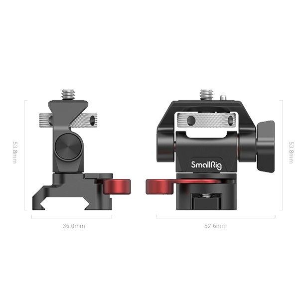 SmallRig Schwenk und neigbare Monitorhalterung SmallRig mit Nato-Halterung 2906B Abmessungen