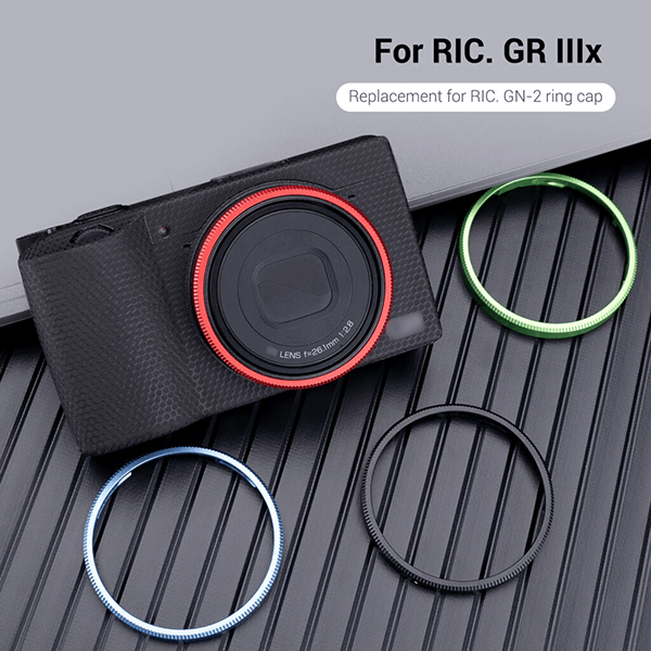Ring Cap for Ricoh GR IIIx like GN-2 in various colors