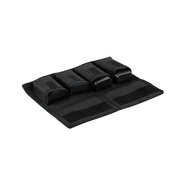 Battery Pouch holds 4 DSLR batteries and 4 SD/XQD/CF cards