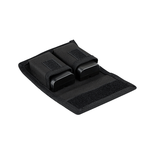 Battery Pouch holds 2 DSLR batteries and 2 SD/XQD/CF cards