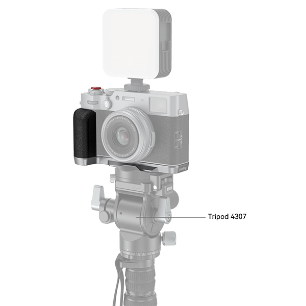 SmallRig Handgriff passend zu Fujifilm X100VI und X100V in silber 4555