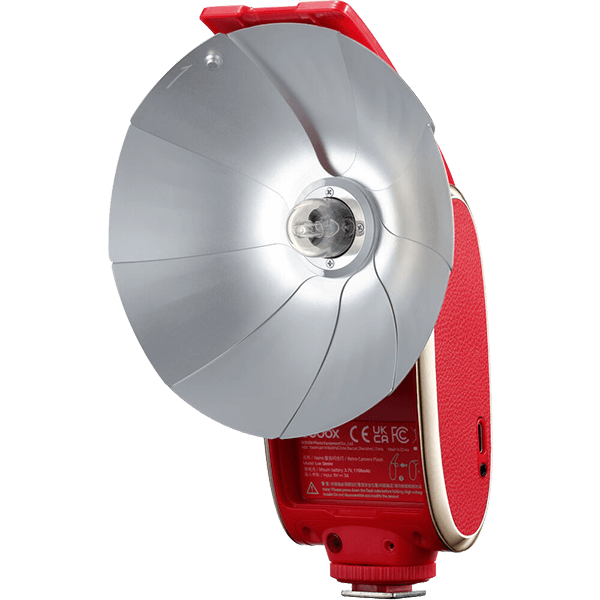 Retro Flash Godox Lux Senior in red