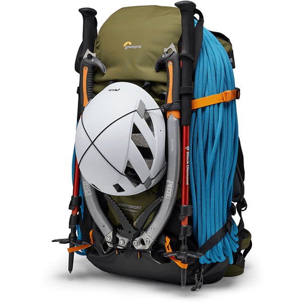 Detailansicht des Lowepro PhotoSport X BP 45L AW Fotorucksacks