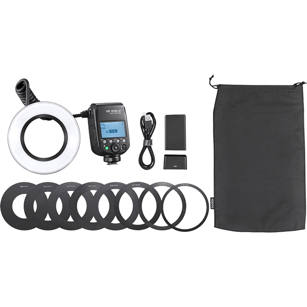 MF-R76S plus Ringblitz zu Sony von Godox zur Dentalfotografie Lieferumfang MF-R76S plus Ringblitz zu Sony von Godox zur Dentalfotografie Lieferumfang