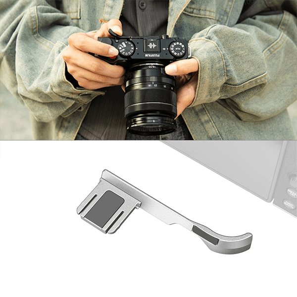 SmallRig Thumb Grip passend zu Fujifilm X-M5 in silber 4877 detail