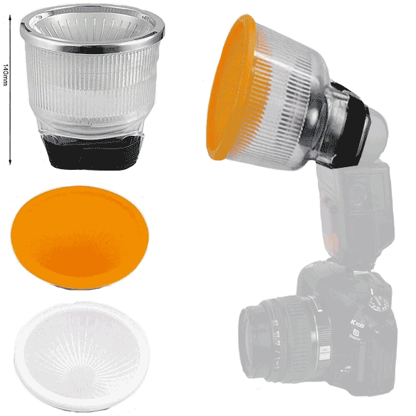 Lambency Universal diffuser for all flashes