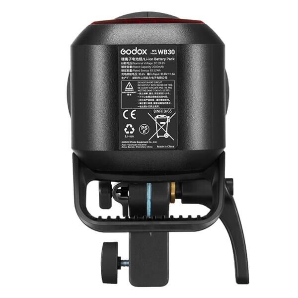 Godox AD800Pro battery, detailed shot