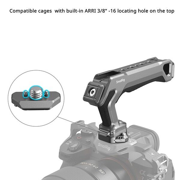 SmallRig Schnellverschluss Handgriff schwarz Detailansicht